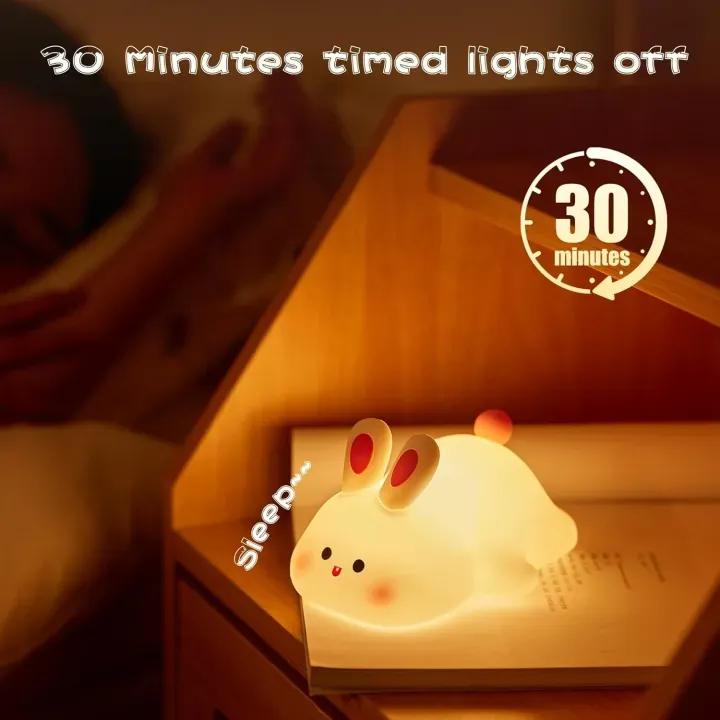 Silicone Rabbit Bunny Night Light